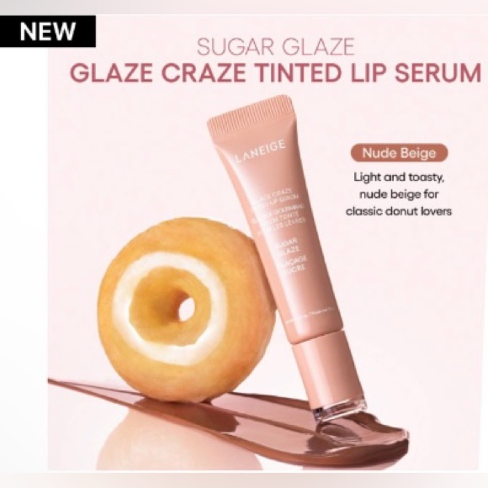 Laneige Glaze Craze Tinted Lip Polypeptide  Serum Sugar Glaze